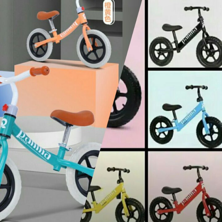 ✱New✱ Sepeda Anak Keseimbangan Push Bike Balance Bike Roda Dua PANMA New AIDO Pushsport Bike Plus Ma