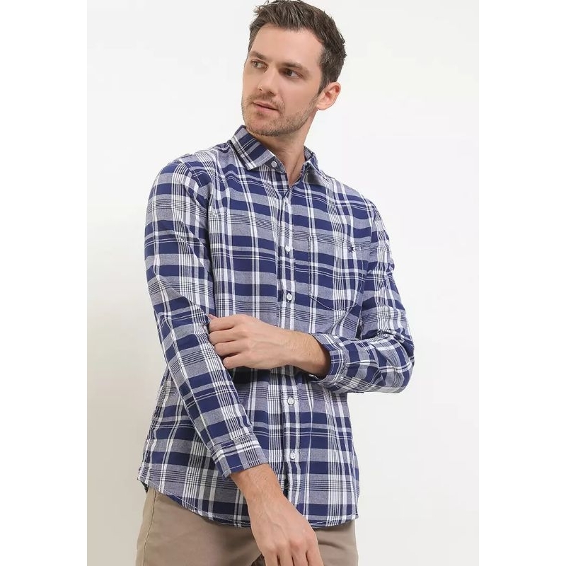 KLL412 KEMEJA LOIS ORIGINAL PRIA LENGAN PANJANG