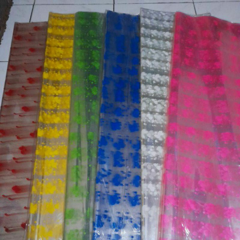

Plastik Parcell lembaran Motif Hati
