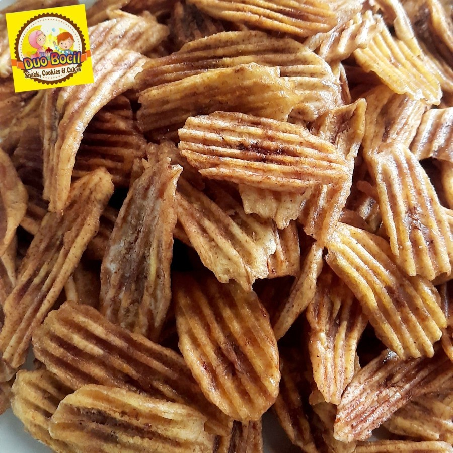 

Keripik Pisang Rege 250 Gram / Kripik Pisang Manis Madu - Duo Bocil Snack