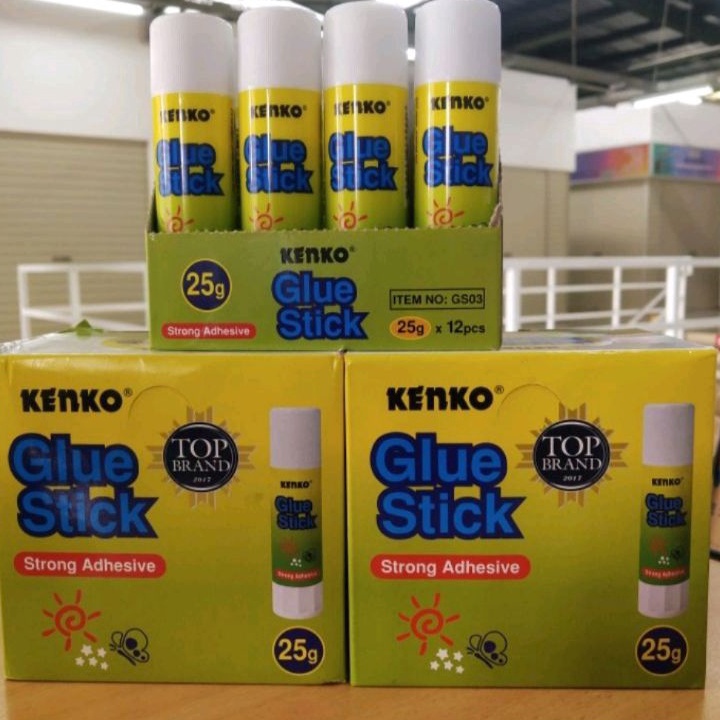 

Stok Banyak GLUE STIK / LEM STIK KENKO ( 1 pak )