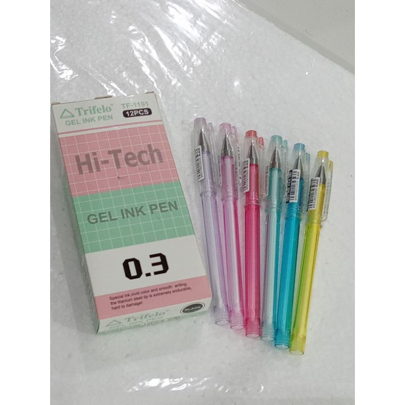 

GEL PEN/ TRIFELO HI-TECH PEN/ PEN HITAM/ PEN WARNA WARNI/ PEN LUCU