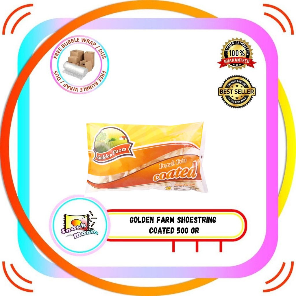 

Golden Farm French Fries Shoestring - Coated Kentang Goreng 500 gr