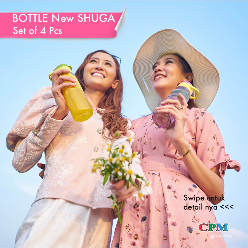 CPM Shuga Drink Bottle set of 4pcs