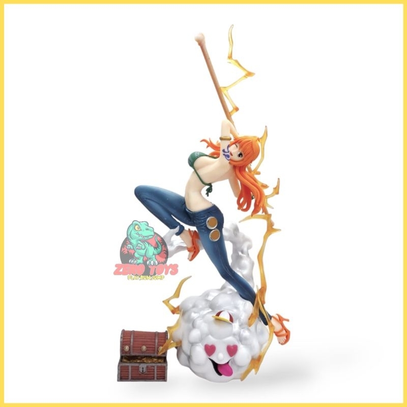 Action Figure Anime One Piece Nami Zeus Celana Panjang