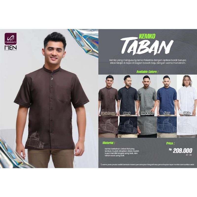 Kemko Taban S / Kemeja Koko Pria RABBANI ORIGINAL