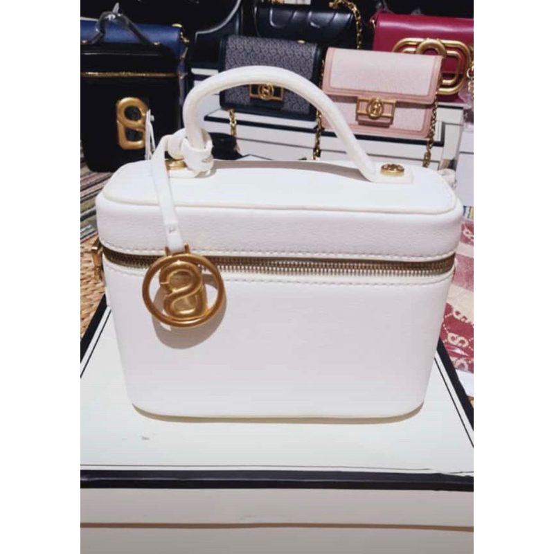 Anna Vanity Bag Buttonscarves Putih PL