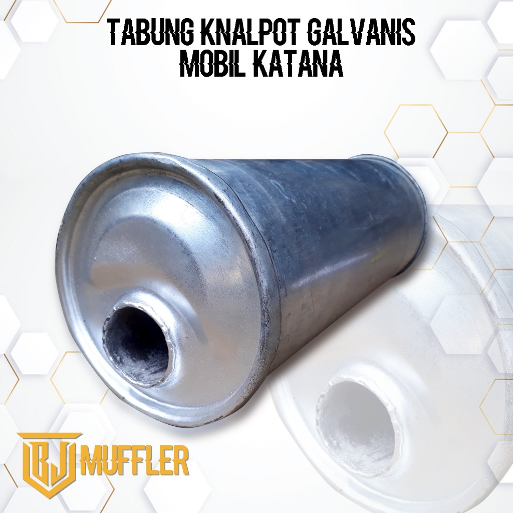 Tabung Knalpot Mobil Katana Gendangan Galvanis