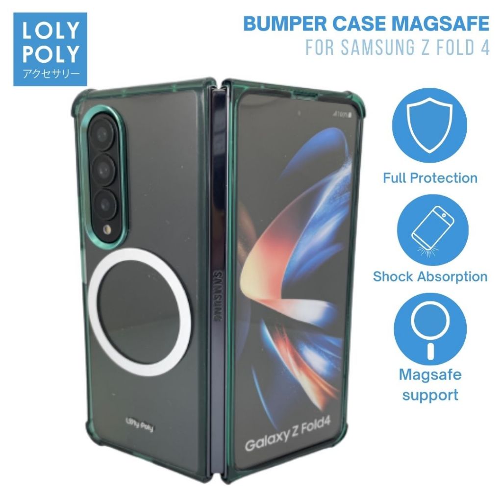 Lolypoly Clear Case Magsafe Support Wireless Charging For Samsung Z Fold 4