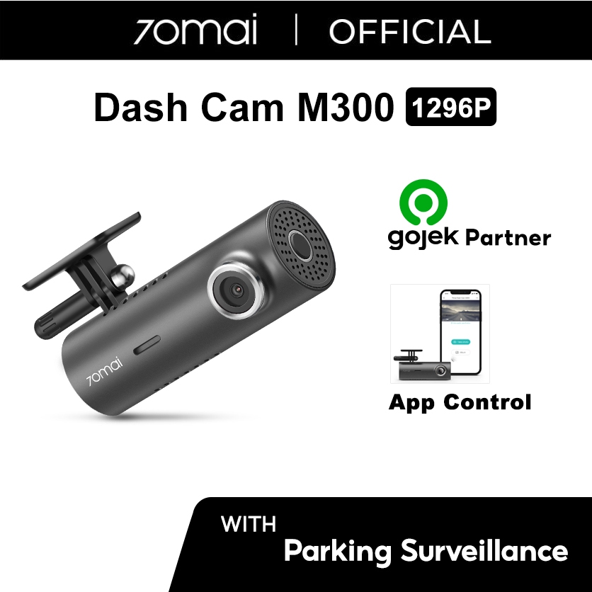 70mai Dash Cam M300 1296P FOV 140° Night Vision Pengawasan Parkir 24 Jam Image 9