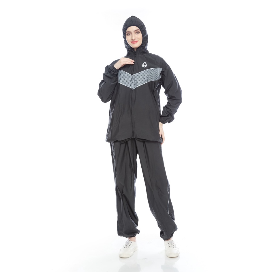 ✤Termurah✤ Sauna Suit Rainsol Ethnic | Baju Sauna | Jaket + Celana Sauna | Full Resliting