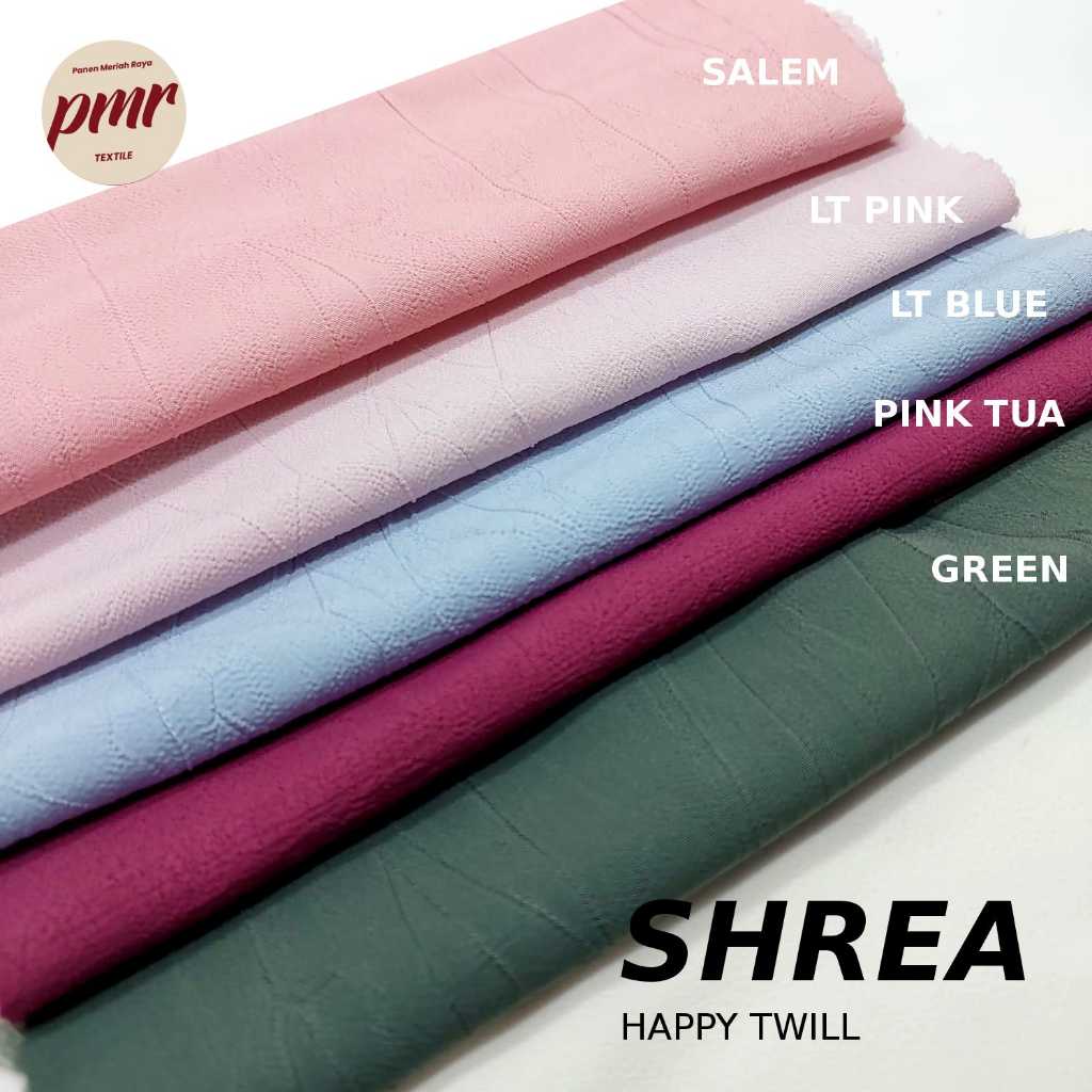 SHREA KAIN SHIWAKAKO POLOSAN 100%POLYESTER UNTUK GAMIS,BLOUSE DLL(HARGA 1/2YARD]