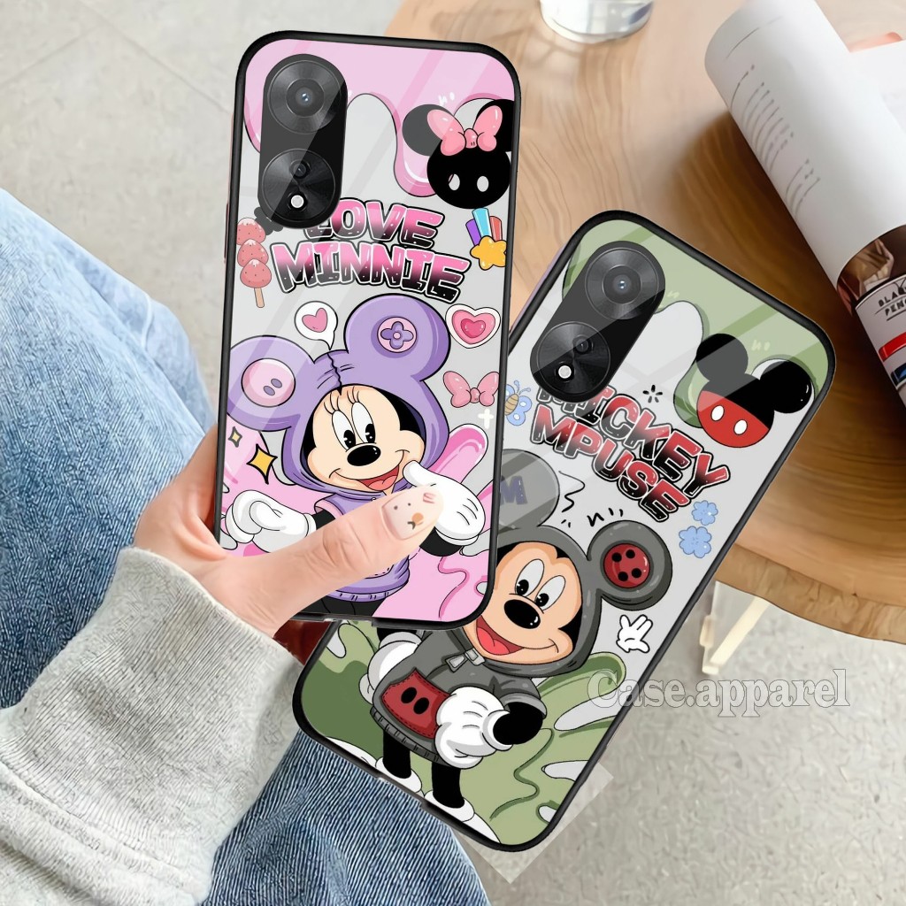 Case Kaca Oppo A58  - Casing Hp Oppo A58 - case Kaca Glossy Oppo A58 - Case Keren Oppo A58 - Case Ca
