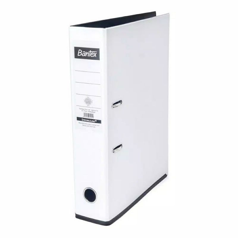

Bantex Lever Arch File Two Tone Folio 7cm White Blueberry