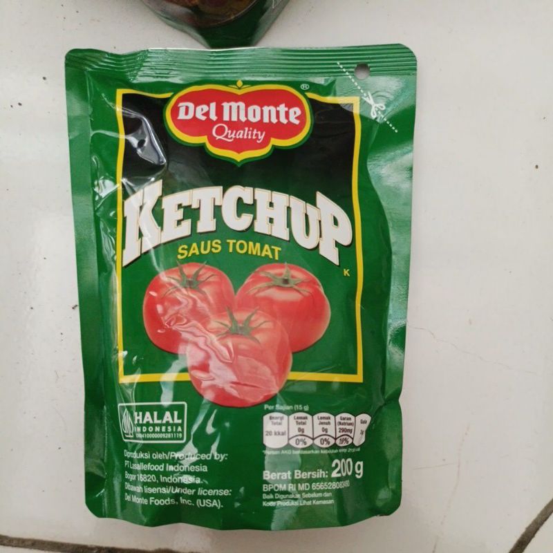 

Delmonte tomat/saus tomat/ketchup/extra hot/sambal 200g