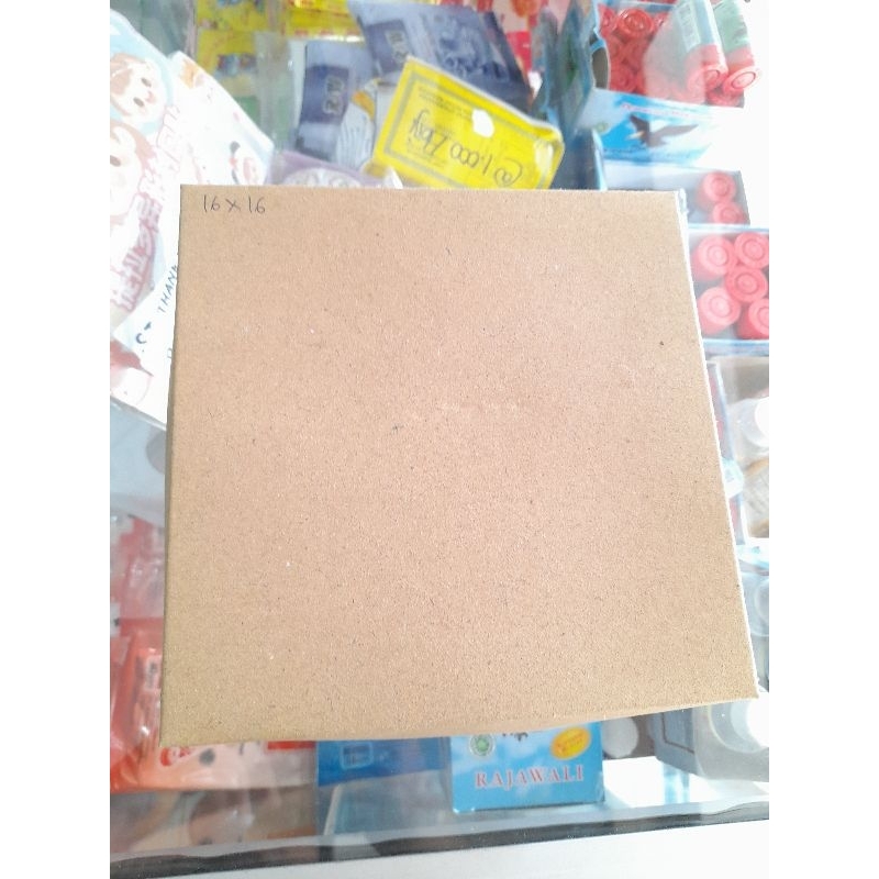 

Dus Kraft Coklat Uk 16cmx16cm per lembar+tutup