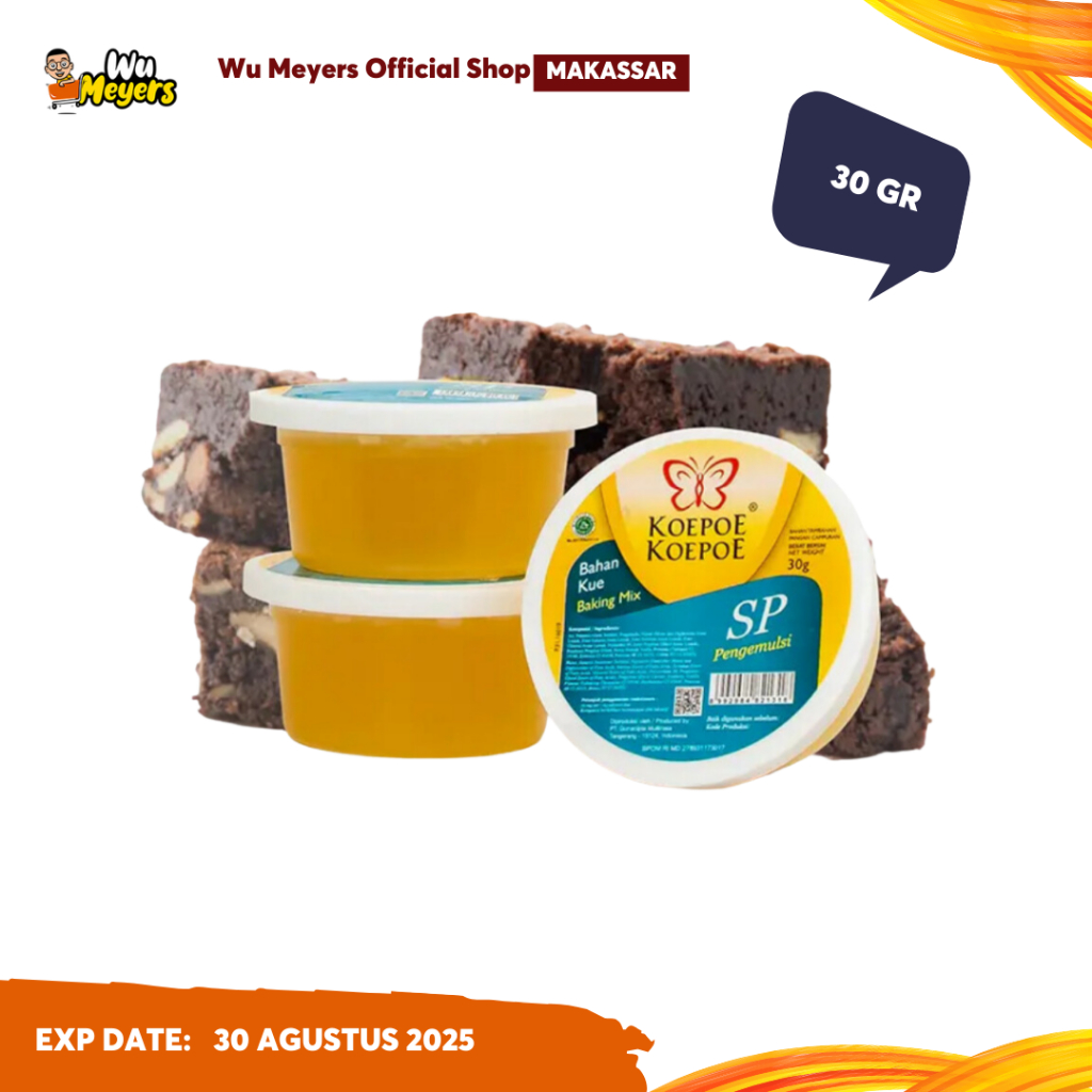 

SP Koepoe Koepoe Bahan Kue 30g (1 pack 6pcs) - WuMeyers Makassar