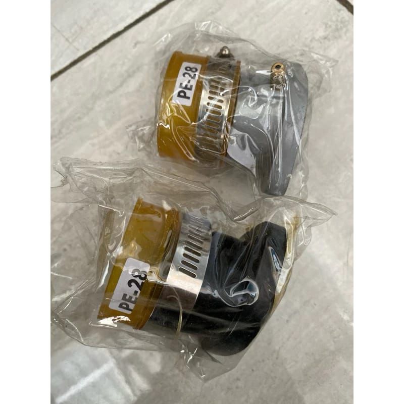 Manifold intake KLX manipol KLX PE 28 hitam silver