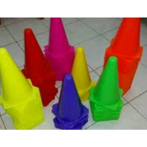 ✤SALE✤ PAKET 1 LUSIN CONE KERUCUT BOLONG OLAHRAGA