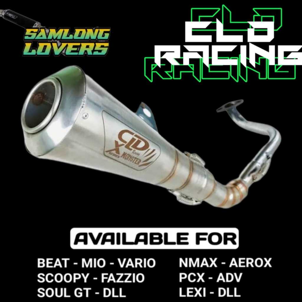 knalpot cld x monster/knalpot cld x/knalpot cld beat karbu/knalpot cld mio/knalpot racing/knalpot cl