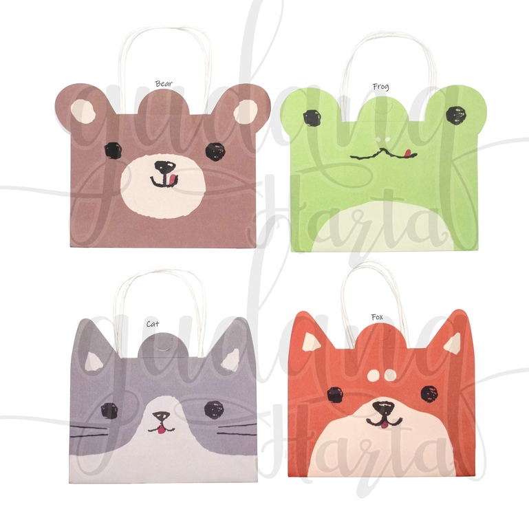 

Paper Bag Hewan Telinga Tas Kado Bungkus Hadiah Bentuk Hewan GH 507017