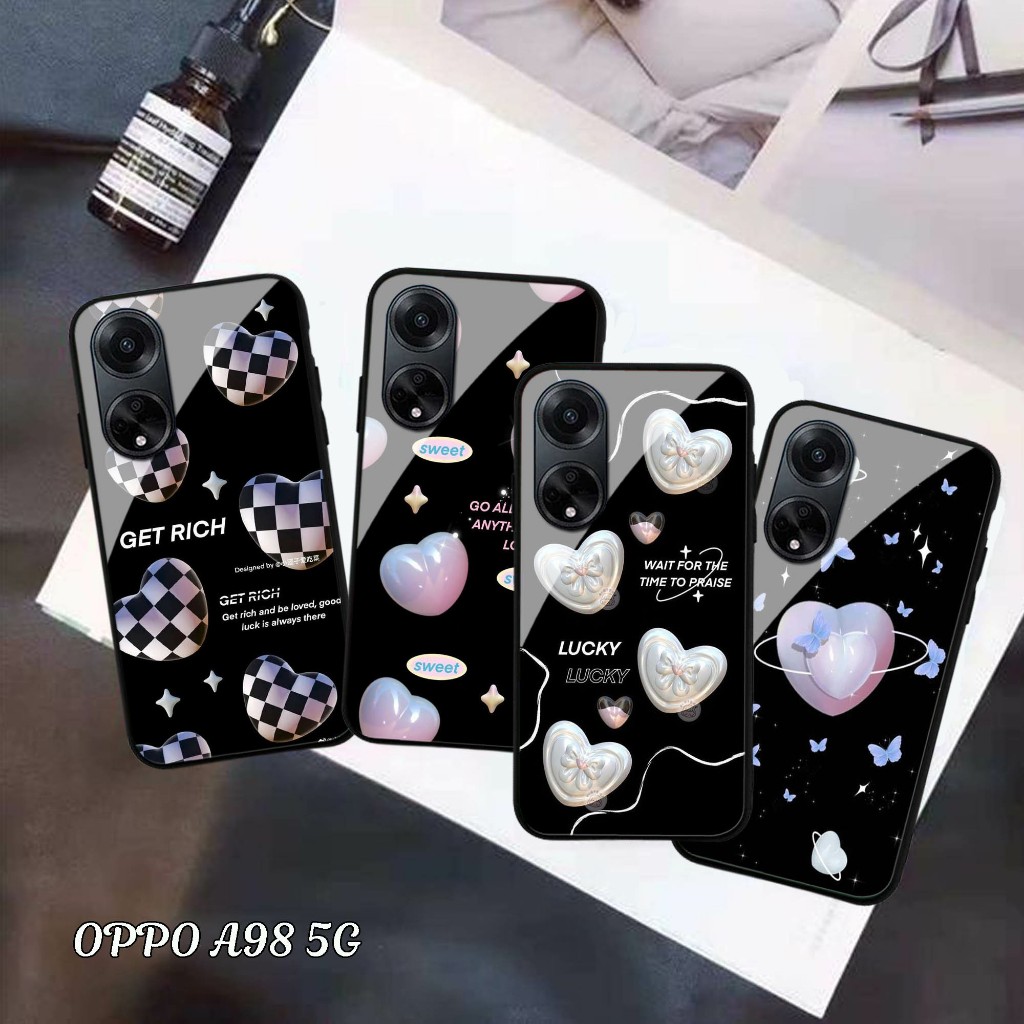 Case Kaca Glossy Oppo A98 5G - Casing Hp oppo  A98 5G - Case Kaca Glossy oppo A98 5G - Casing oppo  