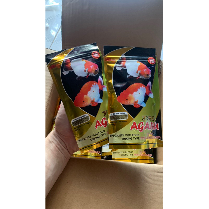 Pakan Ikan Hias Mas koki / Koi Pelet Agaru Shinking / Pelet tenggelam Agaru