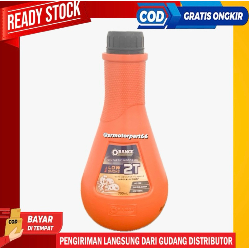 OLI SAMPING MEREK ORANGE (SYNTHETIC MOTOR OIL LOW SMOKE 2T)