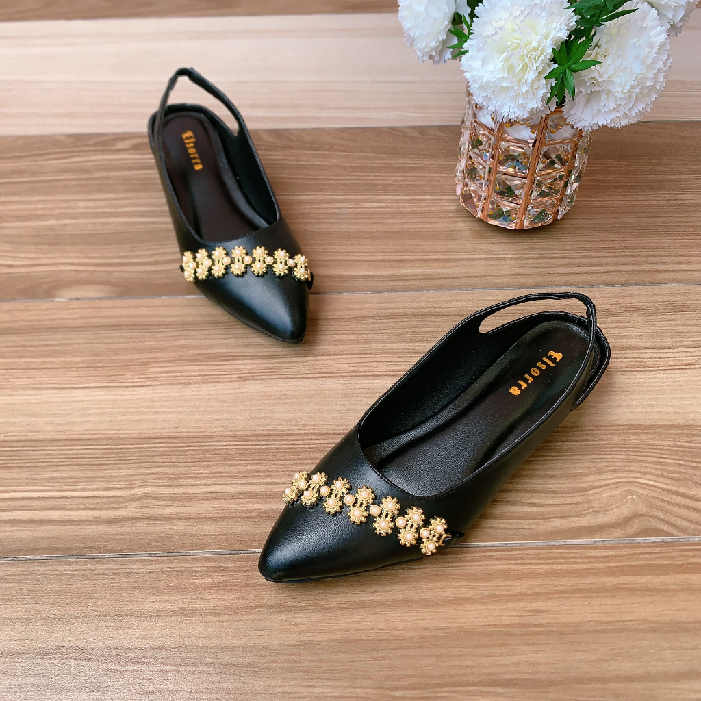 Elsorra Premium Flatshoes Collection - Debora Series [TB 357] Mules Terbaru Kekinian Terlaris