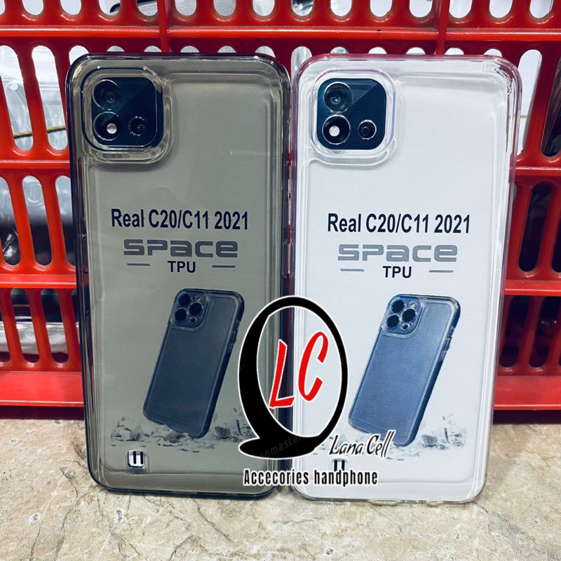 Soft Case Realme C11 2021 / C20 2021 Selicon Case Clear Bening Transparan + Camera Protection Full Cover Bahan Karet