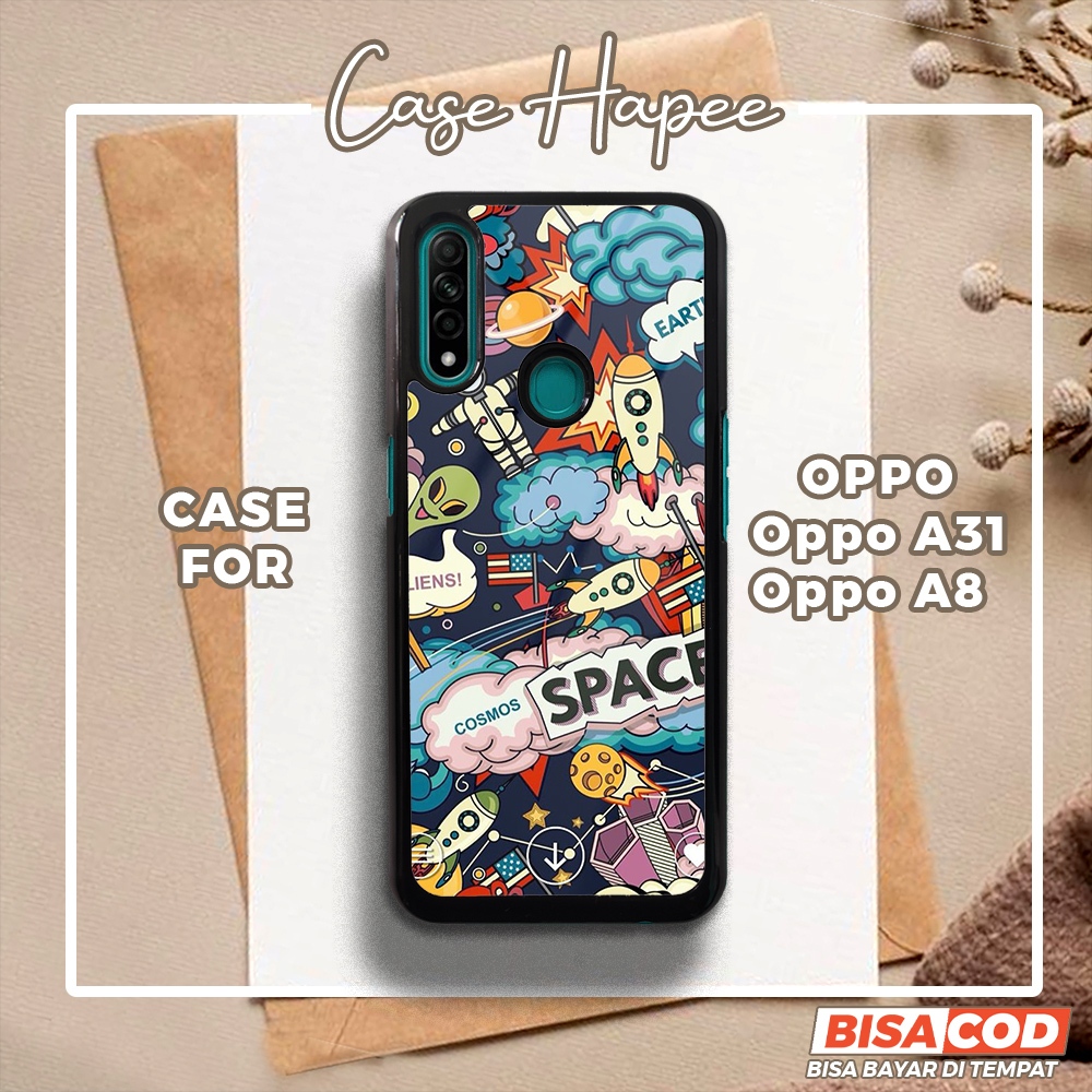 Case Oppo A31 A8 Casing Oppo A31 A8 [AST2] Casehapee Case Glossy Case Aesthetic Custom Case Premium 