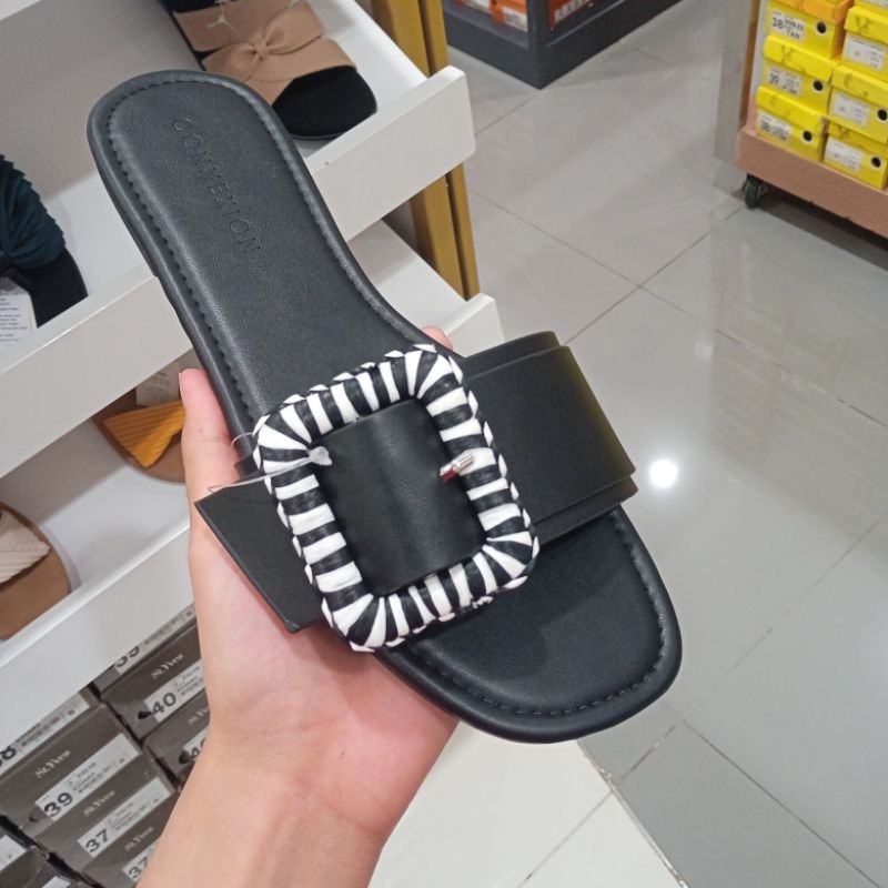 St. Yves Sandal wanita model slop teplek tanpa hak 36-40