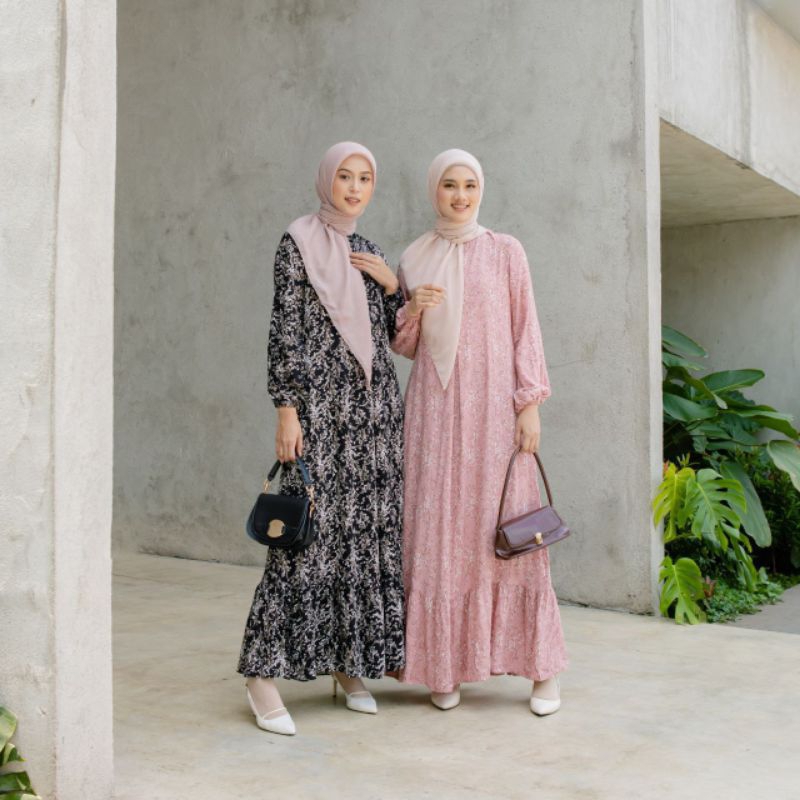 Juanita Dress Gamis Rayon Viscose Busui by Le Khari