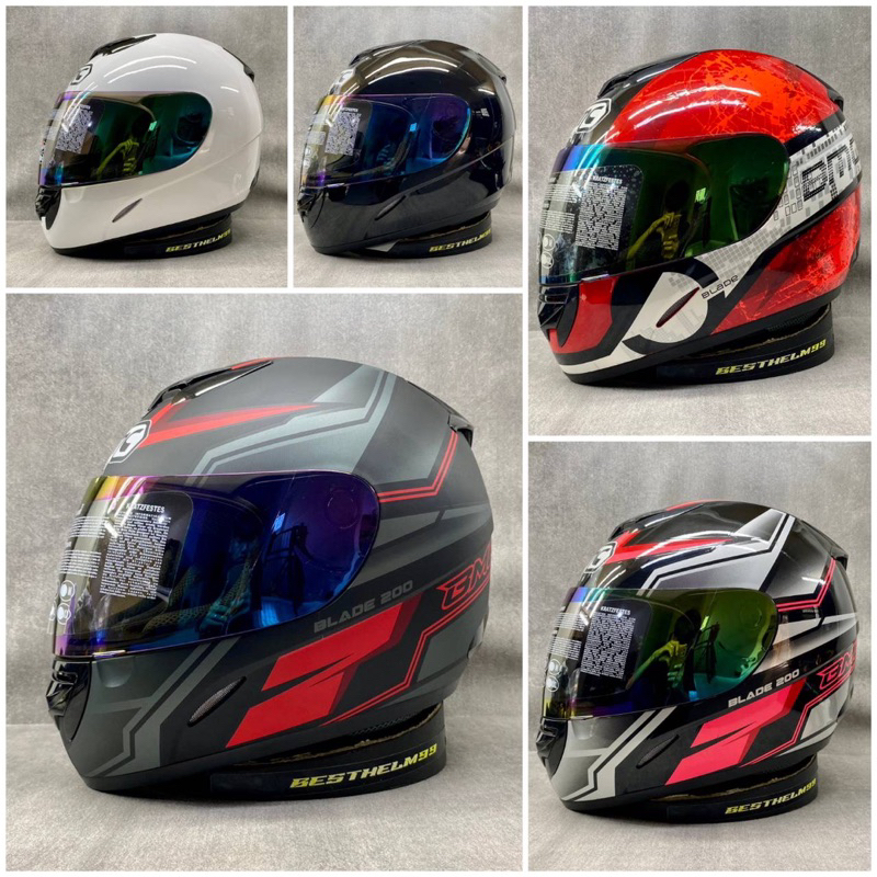 HELM MURAH FULL FACE BMC BLADE 200-SINGLE VISOR