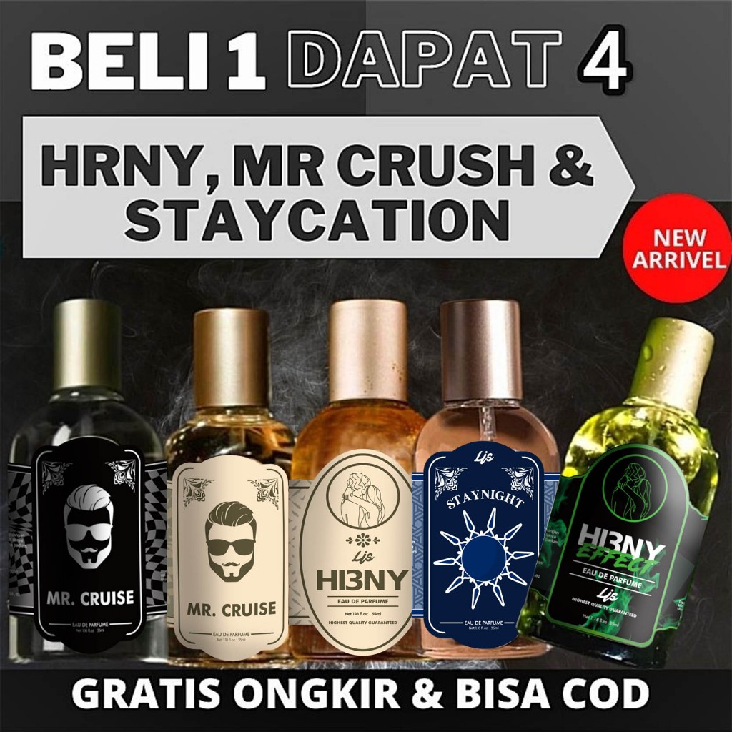 PARFUME MR CRUSH PREMIUM / BUY 1 GET 4 TERLARIS / PARFUM MR CRUSH ORIGINAL / PARFUM PRIA PEMIKAT WAN