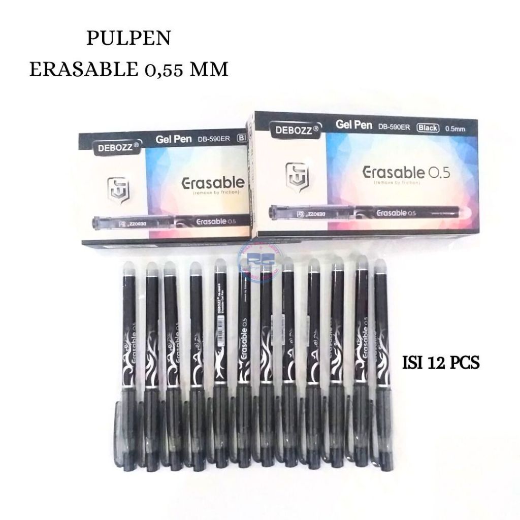 

(PACK) Pulpen Erasable Debozz Pulpen Gel Bisa Dihapus 0.5mm