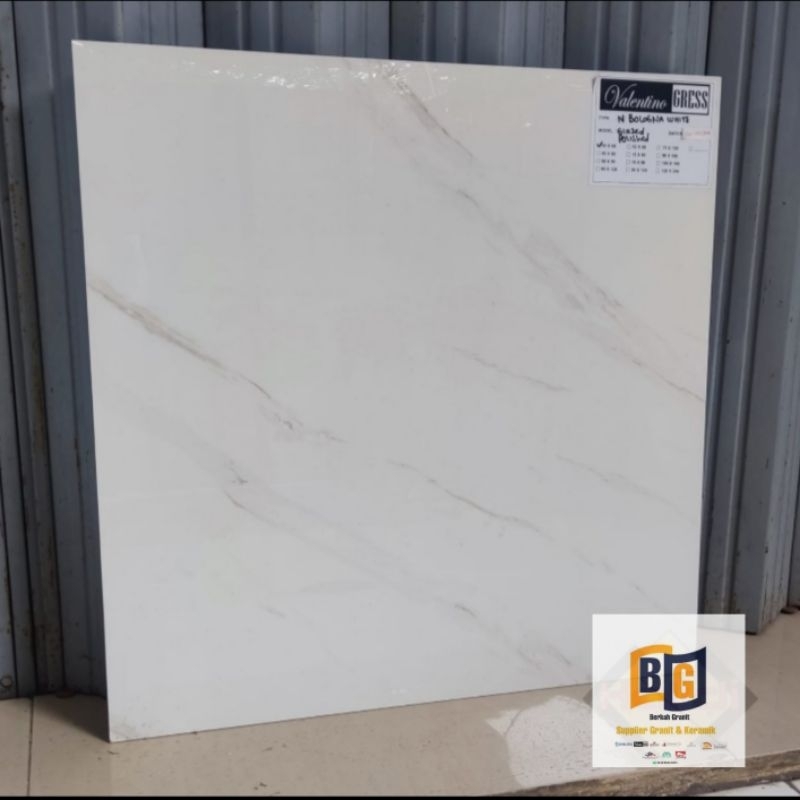 Granit lantai merk Valentino gress Bologna white 60x60 kw 1