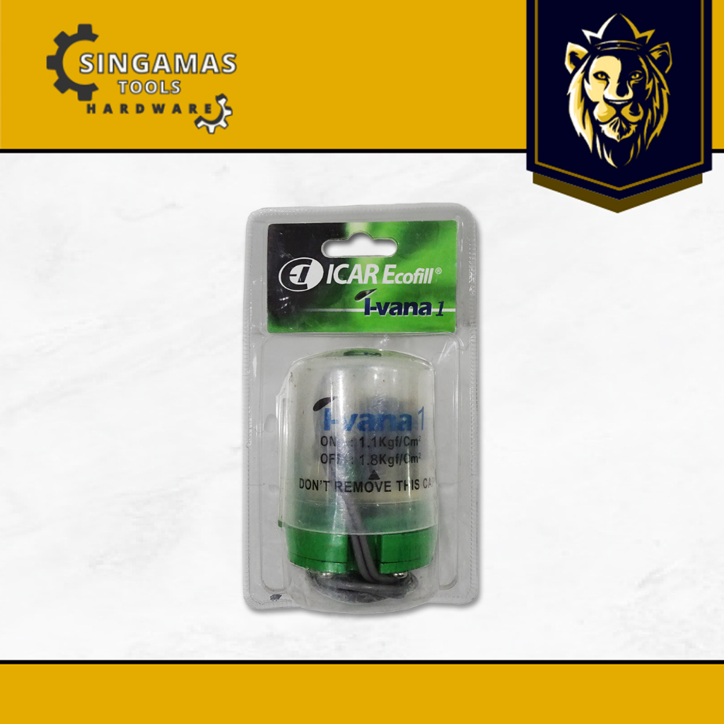 ICAR Ecofill I-VANA Otomatis Pompa 1/4" - Pressure Switch