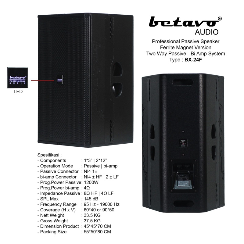 speaker betavo bx 24 f original . speaker betavo bx24f original