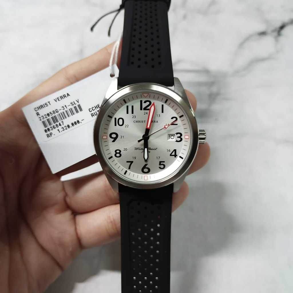 Jam Tangan Original Pria Christ Verra 232058