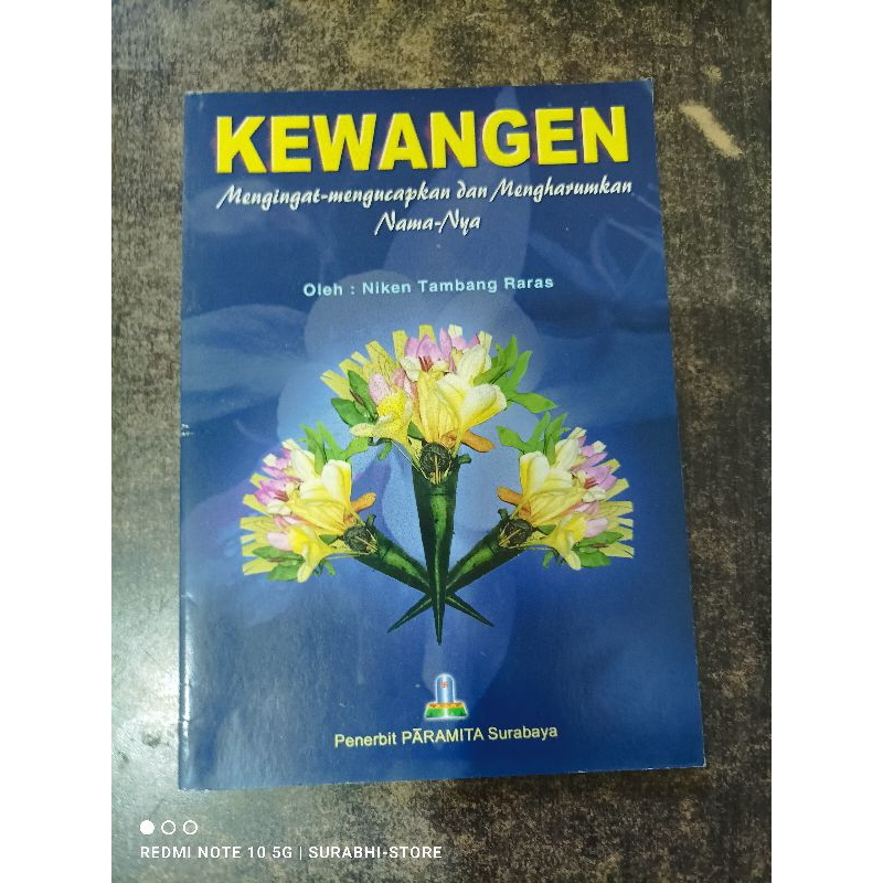 buku kewangen mengingat Dan mengagungkan namaNya