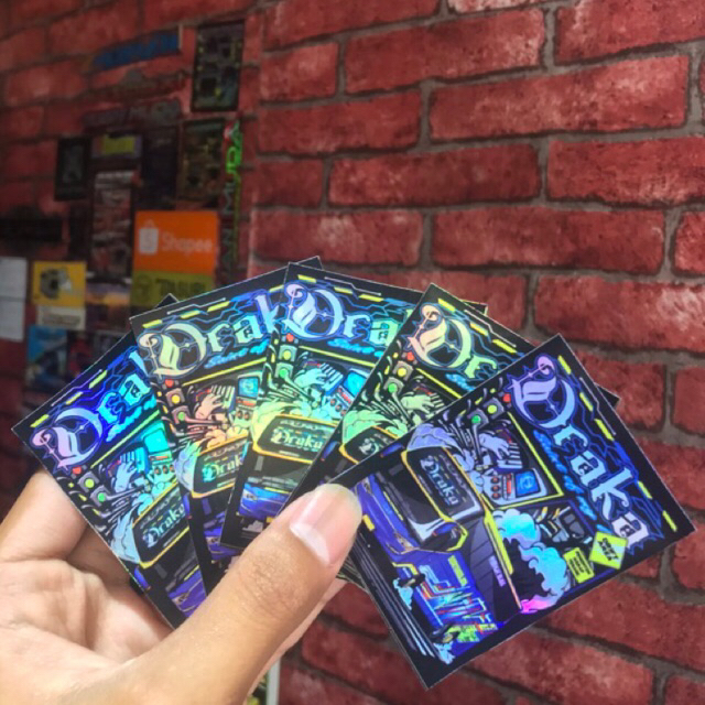 Stiker Bus Stj Draka Hologram Cutting Lasser