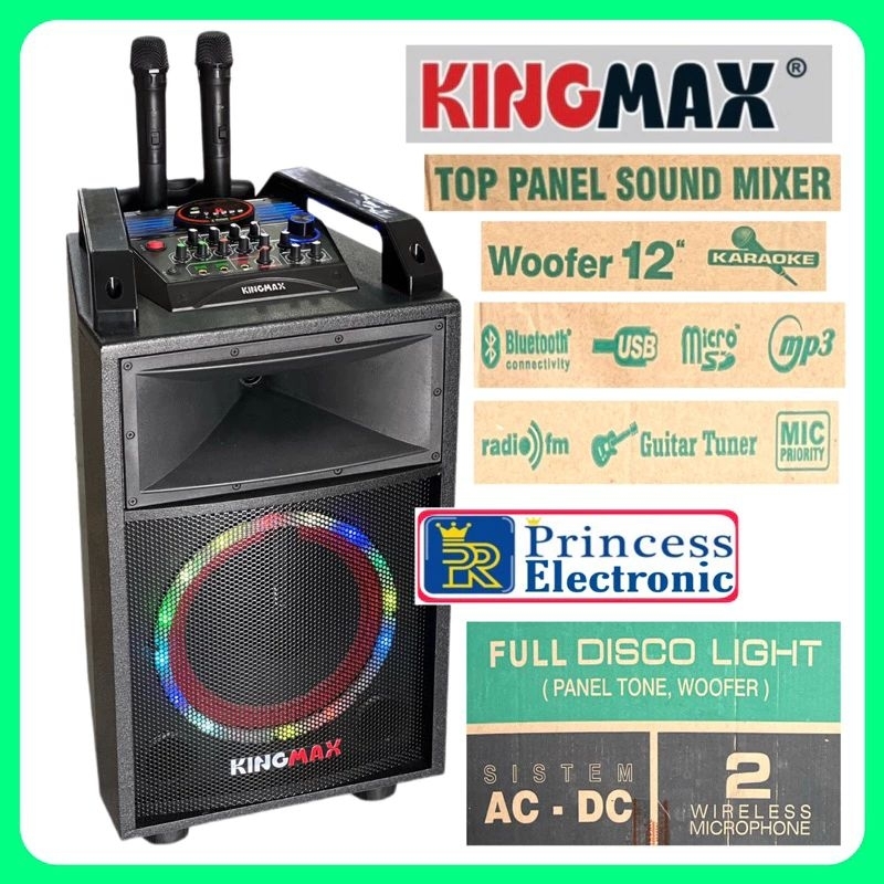 Kingmax Speaker portable PA3000 (Khusus Sidoarjo Surabaya Gersik Mojokerto)