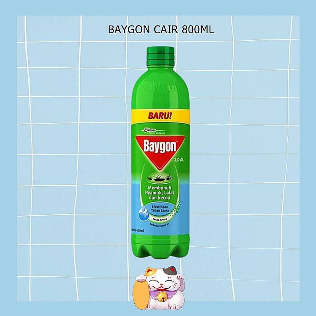 Baygon Cair Isi Ulang 800ml / Baygon Liquid Refill Anti Nyamuk