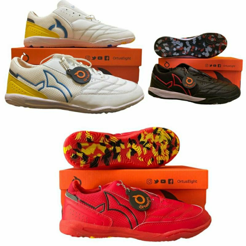 Sepatu Futsal Ortus Jogosala Vanquish Grade BINB Kw In White FREE Kaos Kaki