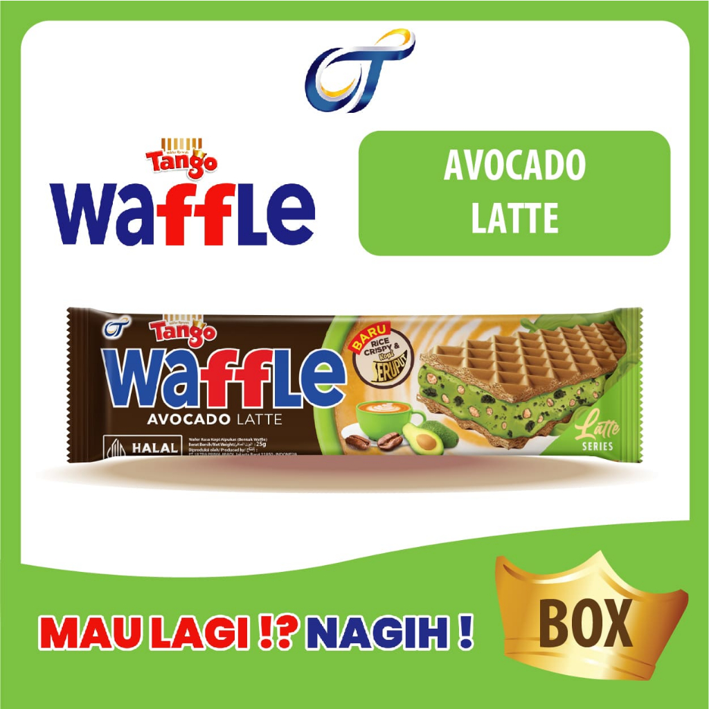 

TANGO WAFFLE AVOCADO LATTE 25G (BOX ISI 12 PCS)