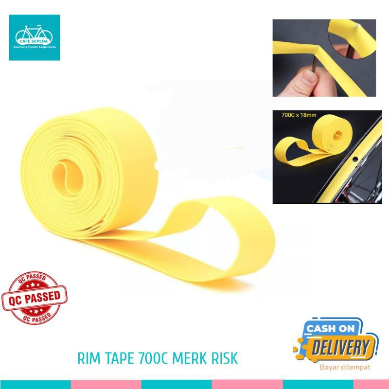 RIM TAPE 700C RIMTAPE FIXIE ROADBIKE PELINDUNG BAN DALAM SEPEDA