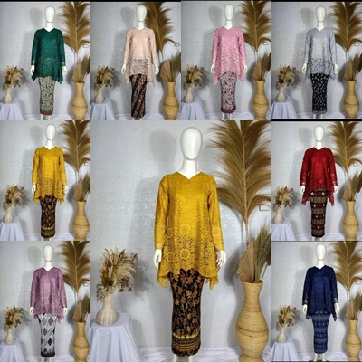 Atasan kebaya Wanita Kekinian / Kebaya Modern / Kebaya Rinjani / atasan  Wanita / Rinjani Brokat Kon