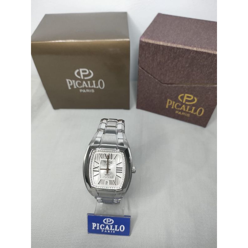 JAM TANGAN PRIA PICALLO 322 MADE IN PARIS QUARTZ