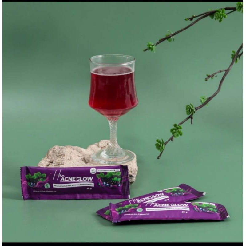 dR.HEN Acne & Glow minuman collagen drink 1 sachet//Athena skincare dr Richard lee